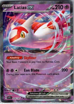 Latias ex - 076/191 SV08: Surging Sparks - Pokemon Card - NM - Image 1