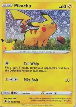Pikachu - (General Mills) Holo Promo Miscellaneous Cards & Products SWSH039 HP - Image 1