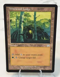 MTG Magic the Gathering Wirewood Lodge Card Onslaught Edition NM - Image 1