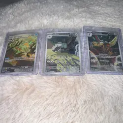 Pokemon TCG Holo/Reverse Holo 3-Card Lot Omanyte Lairon Kingambit 151 - Image 1