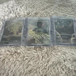 Pokemon TCG Holo/Reverse Holo 3-Card Lot Omanyte Lairon Kingambit 151 - Image 2
