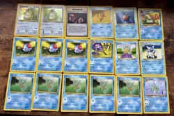 Pokemon Cards, 1999 - 33 Various (2 Holo, 1-1st Edition) Not Rated - Image 1