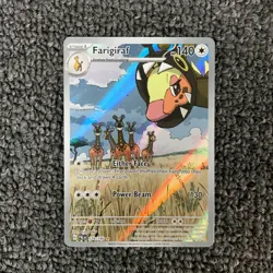 Pokemon Card TCG - Farigiraf 228/193 - Paldea Evolved - Illustration Rare - NM ⭐ - Image 1