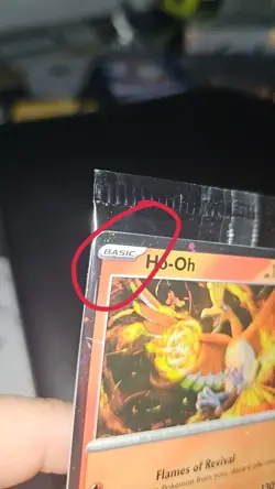Pokemon Ho-Oh GameStop Exclusive Promo Card Sealed Holo w/ Corner Crease - Image 5