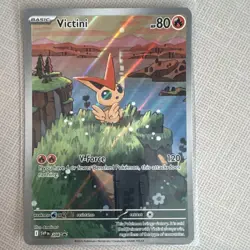 Pokemon TCG Victini 208 Sv: Scarlet & Violet Promo Cards Promo Holo Basic 80 HP - Image 1