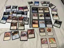 MTG Binder Variety Of Magic The Gathering Cards - Vintage -Onward!+ Mythic/rare! - Image 1
