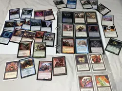 MTG Binder Variety Of Magic The Gathering Cards - Vintage -Onward!+ Mythic/rare! - Image 2