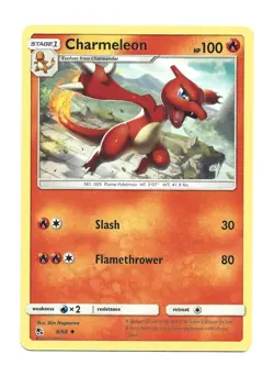 Charmeleon 8/68 Hidden Fates Non-Holo Sun & Moon Pokemon Card NM FAST SHIPPING - Image 1