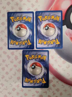 3 Vintage 1st Edition Pokemon Card Lot - (LP-HP) - Image 2