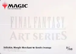 Stiltzkin, Moogle Merchant Art Card, #3, Art Series: FINAL FANTASY, S - NM - Image 2