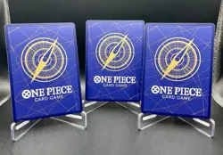 3x Lot - Legacy of the Master Super Rare Cards Monkey.D.Luffy One Piece TCG NM/M - Image 2