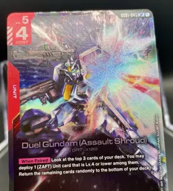 3x Lot - Gundam Card Game Newtype Rising Legend Rare (LR) Full Art Foil TCG NM/M - Image 5