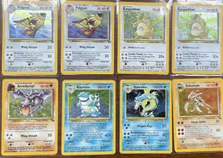 Pokemon TCG VINTAGE HOLO LOT- BLASTOISE BASE SET - 8 CARDS - MP/HP - Image 1