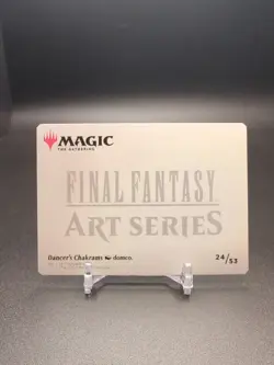 MTG NM Dancer's Chakrams - Art Series 24/53 - Final Fantasy - Art Card - Image 2