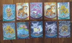 LOT (28) Topps Pokemon Cards 2000 with Chromes and Holos - Image 1