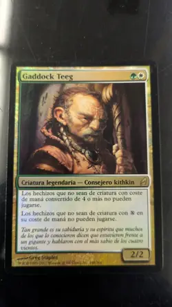 Gaddock Teeg lorwyn foil magic card (LRW) Spanish Magic Card - Image 1