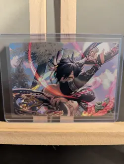 Dancer's Chakrams Art Card (Gold-Stamped Signature) - Art Series: FINAL FANTASY - Image 1