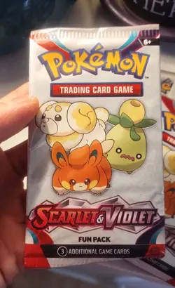 10x Pokemon Card - Scarlet & Violet Base Fun Pack Booster 3 Cards Factory Sealed - Image 2