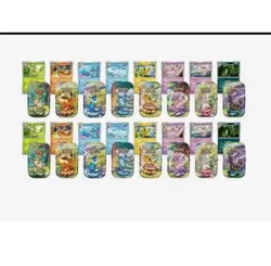 Pokemon Prismatic Evolutions 8 Mini-Tins with Promo Cards Costco 2-pack PRESALE - Image 1