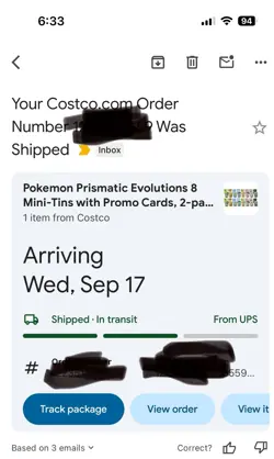Pokemon Prismatic Evolutions 8 Mini-Tins with Promo Cards Costco 2-pack PRESALE - Image 2