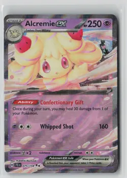 Alcremie ex 075/159 Double Rare Journey Together Pokemon NM - Image 1