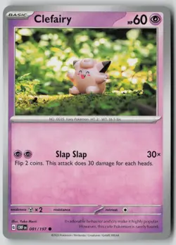 Clefairy 081/197 Common Obsidian Flames Pokemon NM - Image 1