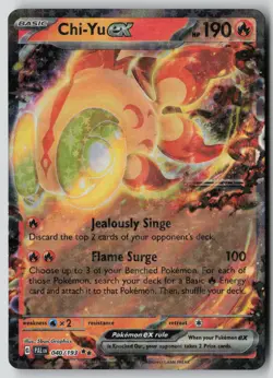 Chi-Yu ex 040/193 Double Rare Paldea Evolved Pokemon NM - Image 1