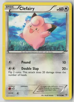 Clefairy 97/135 Common Plasma Storm Pokemon MP - Image 1