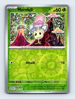 Morelull 008/191 SV08: Surging Sparks Reverse Holo Pokemon Card NM - Image 1