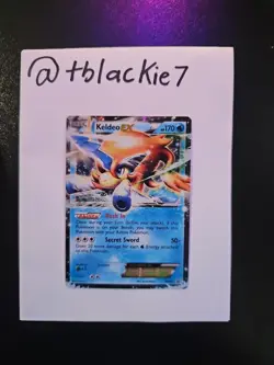 Pokemon - Keldeo EX - BW61 - Black & White Black Star Promo - Holo - 2012 - Image 1