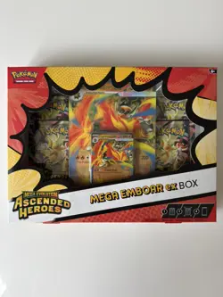 5x Pokemon TCG Ascended Heroes Mega Emboar Ex Box - NEW - SEALED - Image 2