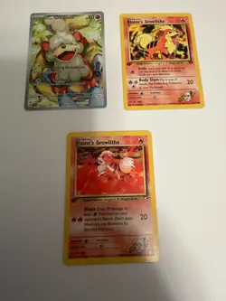 Pokemon TCG - Growlithe Themed Lot w/ Full Art and 1st Edition Vintage - Image 1