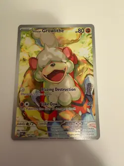 Pokemon TCG - Growlithe Themed Lot w/ Full Art and 1st Edition Vintage - Image 3