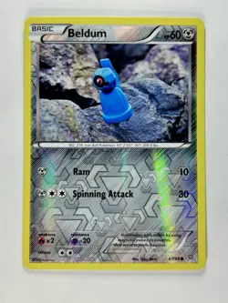 Beldum 2015 Pokemon XY Ancient Origins Reverse Holo #47/98 * Near Mint - Image 1