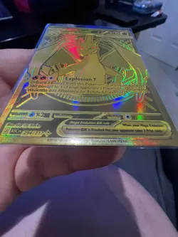 Mega Charizard Y EX 294/217 Gold Hyper Rare Ascended Heroes Pokemon TCG - Fresh! - Image 3