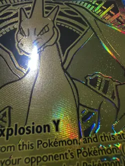 Mega Charizard Y EX 294/217 Gold Hyper Rare Ascended Heroes Pokemon TCG - Fresh! - Image 4