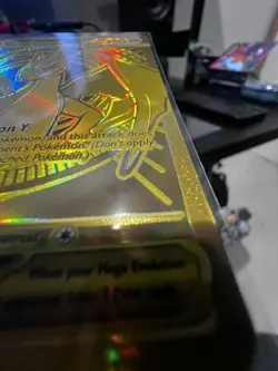 Mega Charizard Y EX 294/217 Gold Hyper Rare Ascended Heroes Pokemon TCG - Fresh! - Image 5