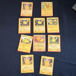Wizards of the Coast Pokemon TCG Pikachu Lot of 10 English - Image 1