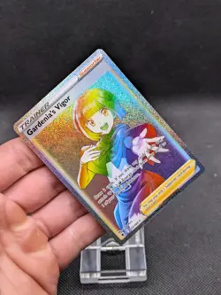 Gardenia's Vigor 202/189 Astral Radiance Rainbow Rare Full Art Holo Pokemon NM/M - Image 2