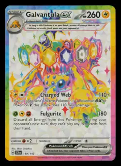 Galvantula ex 159/142 Ultra Rare Stellar Crown Pokemon Near Mint - Image 1