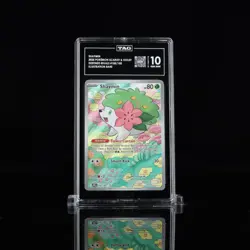 2025 Pokemon Destined Rivals Shaymin IR 185/182 TAG 10 - Image 1