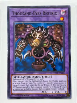 Yu-Gi-Oh Thousand-Eyes Restrict LED2-EN005 Common 1st Ed NM - Image 1