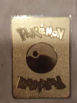 Thicc Charizard HP120 Gold Metal POKEMON collectible Card Gift！ - Image 3