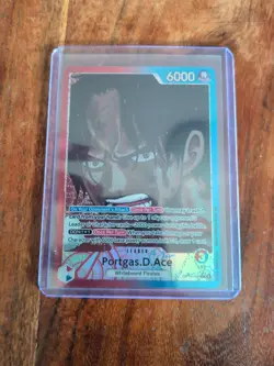OP13-002 (V2) Alt-Leader Card Ace One Piece TCG English - Image 1