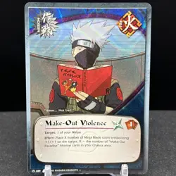Make-Out Violence 089 1st Edition Wavy Foil Naruto CCG Card - Image 1