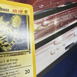 2000 Pokemon Card Gym Heroes - Lt. Surge’s Electabuzz - 1st Edition 27/132 - Image 2