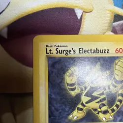 2000 Pokemon Card Gym Heroes - Lt. Surge’s Electabuzz - 1st Edition 27/132 - Image 4