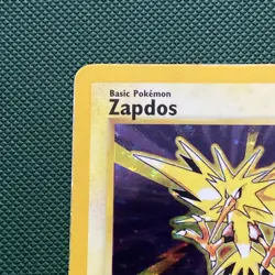 Zapdos 16/102 Base Set Holo | Vintage WOTC Pokemon Card | Binder Copy - Image 3
