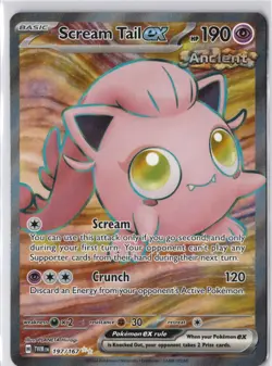Scream Tail ex 197/167 TWM Twilight MasqueradeFull Art NM Pokemon Card - Image 1