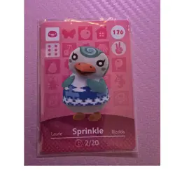 Animal Crossing Amiibo Card Sprinkle #176 Regular Finish Standard Card Stock - Image 1